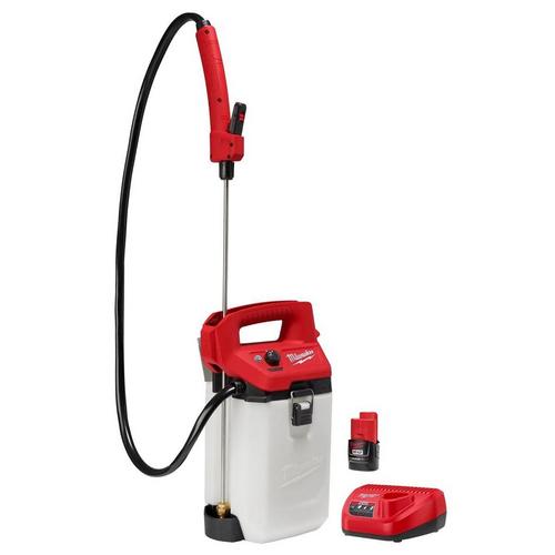 Milwaukee M12 2 Gallon Handheld Sprayer Kit - Battery and Charger Included - Primary Image