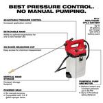 Milwaukee M12 2 Gallon Handheld Sprayer Kit - Battery and Charger Included - Thumbnail 2 of 3
