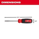 Milwaukee Hex Shank 14-in-1 Multi Bit Screwdriver - Thumbnail 2 of 4