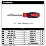 Milwaukee Hex Shank 14-in-1 Multi Bit Screwdriver - Thumbnail 3 of 4