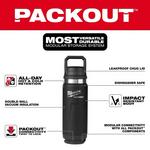 Milwaukee PACKOUT Insulated Bottle with Chug Lid - Thumbnail 4 of 15