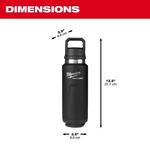 Milwaukee PACKOUT Insulated Bottle with Chug Lid - Thumbnail 9 of 15