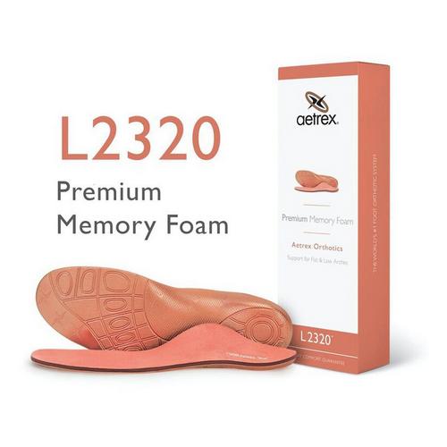 Aetrex Premium Memory Foam Posted Insoles - Primary Image