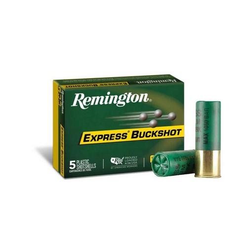 Remington Express Magnum Buckshot 12 Gauge Shotshells 5 Round Box - Primary Image