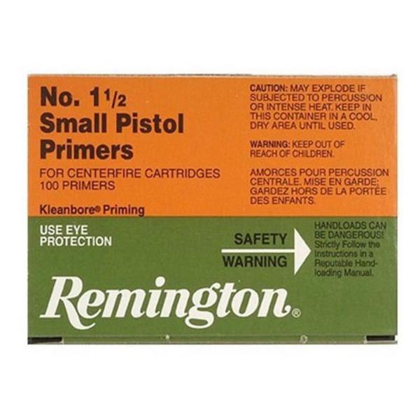 REMINGTON Small Pistol No. 1.5 Primer Sleeve 100 ct.