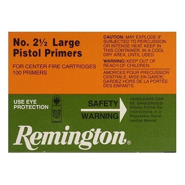 REMINGTON Large Pistol No. 2.5 Primer Brick