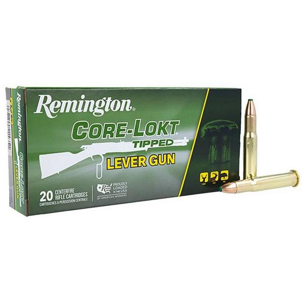 REMINGTON Core-Lokt Tipped Lever Gun Rifle Ammunition