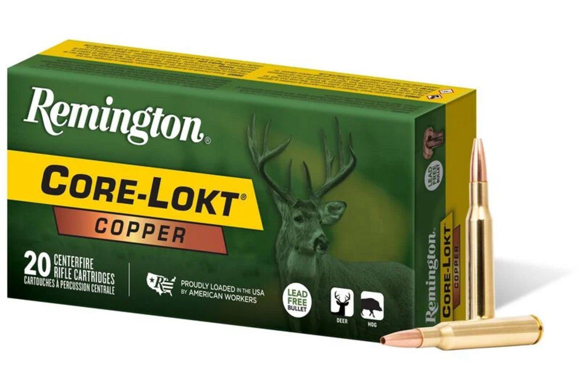 Remington Core-Lokt Copper 270 Winchester Rifle Ammunition 20 Round Box