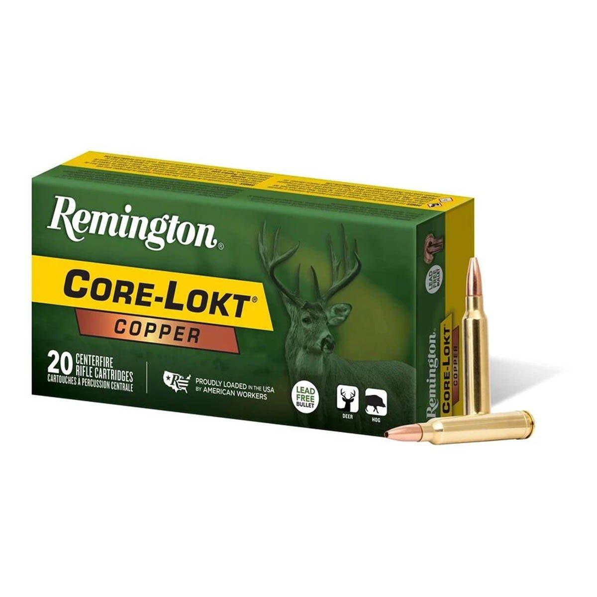 Remington Core-Lokt Copper HP 300 Winchester Magnum Rifle Ammunition 20 Round Box