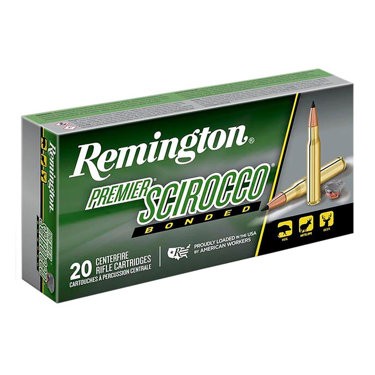Remington Premier Swift Scirocco Bonded 308 Winchester Rifle Ammunition 20 Round Box