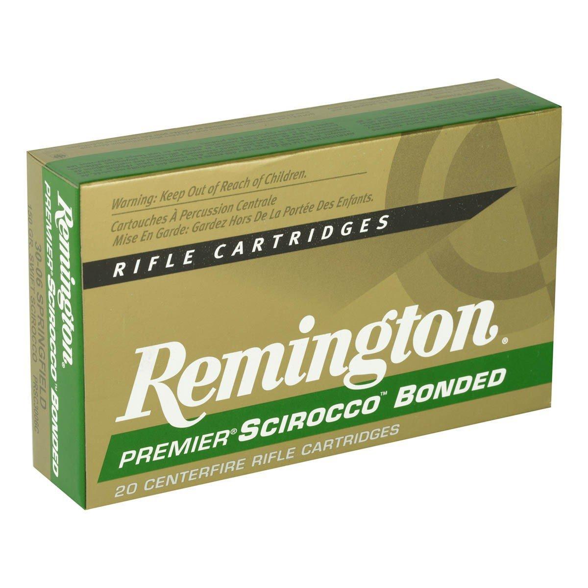 Remington Premier Scirocco Bonded 270 Winchester Rifle Ammunition 20 Round Box