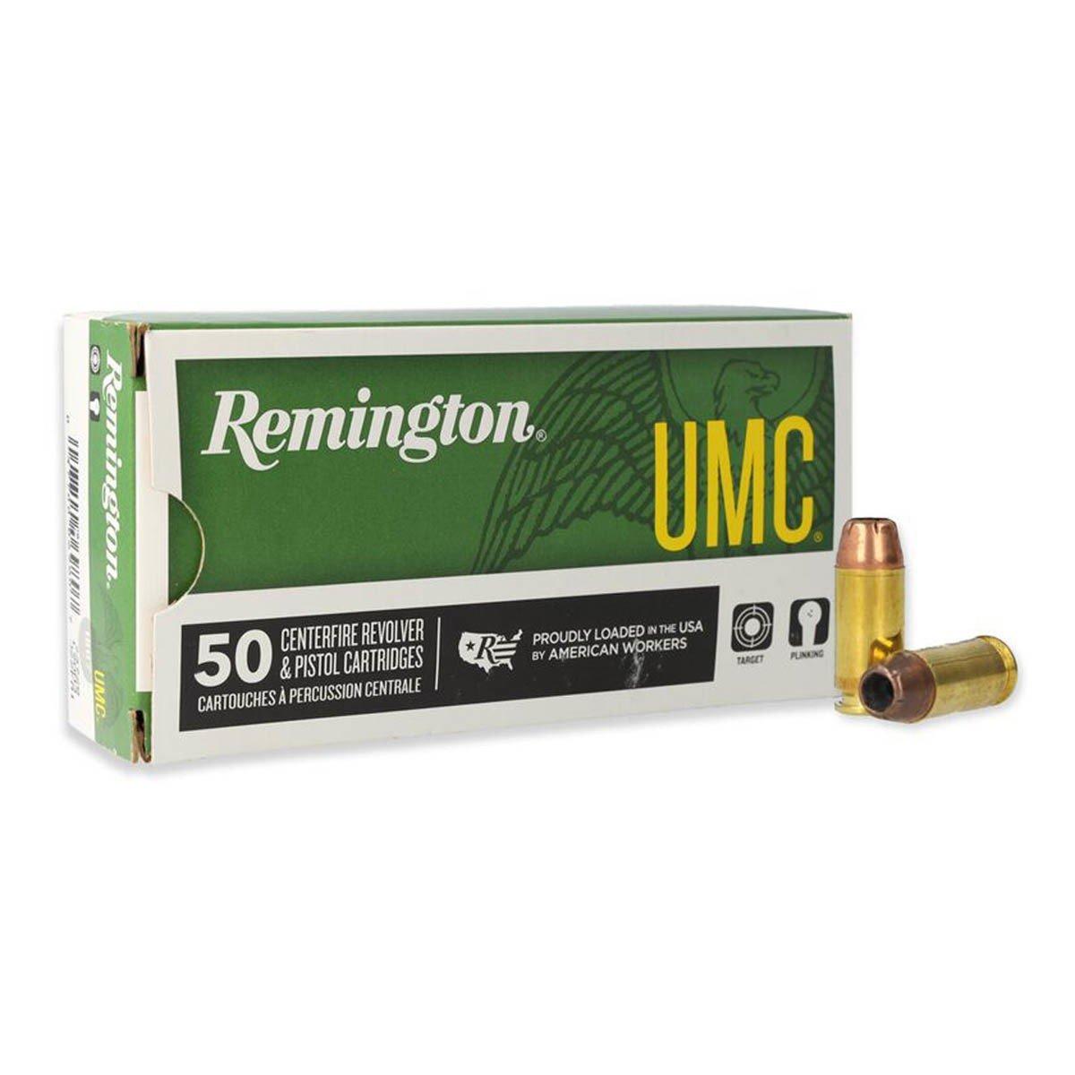 Remington UMC JHP 40 S&W Handgun Ammunition 50 Round Box