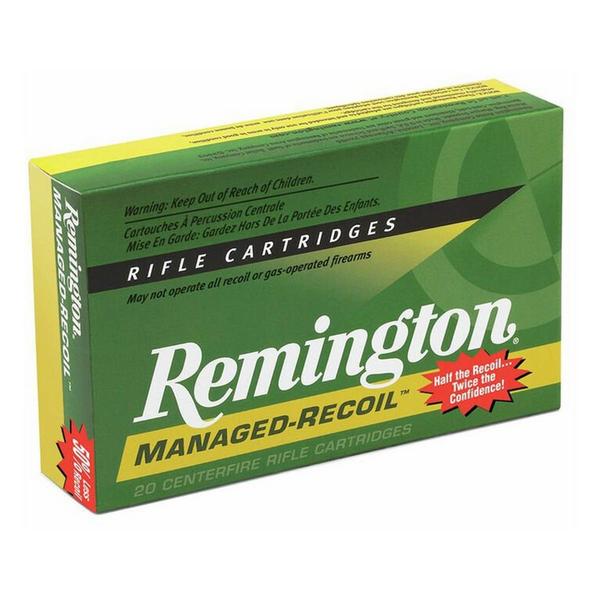 REMINGTON Managed Recoil Rifle Ammunition