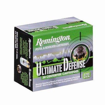 Remington HD Ultimate Defense JHP 45 ACP Handgun Ammunition 20 Round Box