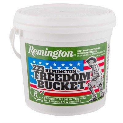 Remington UMC Freedom Bucket 223 Remington Rifle Ammunition 300 Round Box