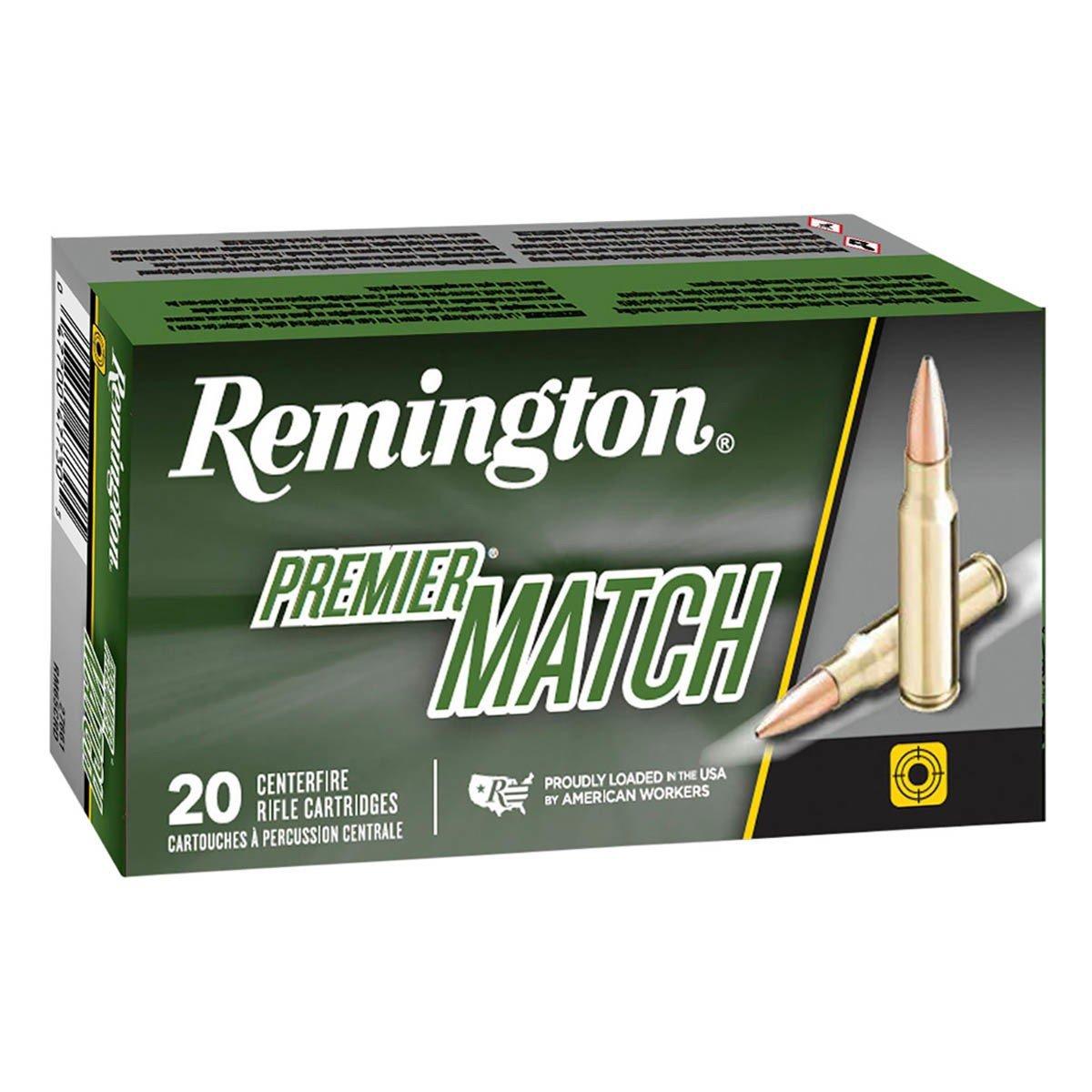 Remington Premier Match 224 Valkyrie Rifle Ammunition 20 Round Box