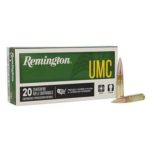 Remington UMC FMJ 300 AAC Blackout Rifle Ammunition 20 Round Box