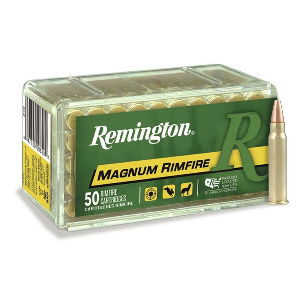 Remington Magnum Rimfire 17 HMR Rimfire Ammunition 50 Round Box