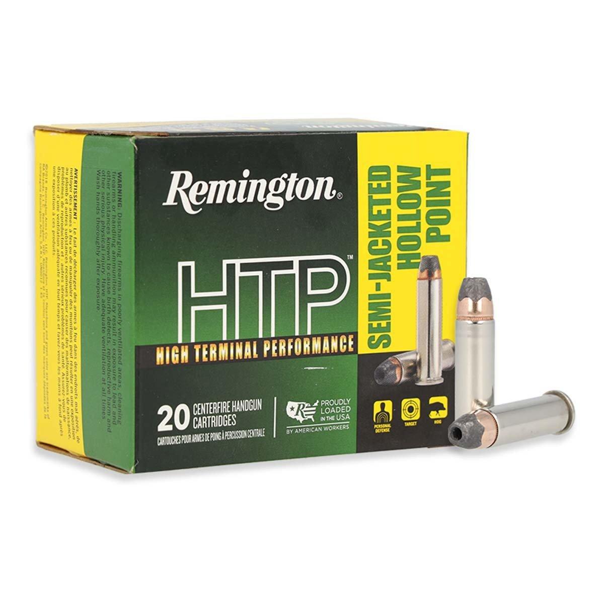 Remington High Terminal Performance SJHP 38 Special +P Handgun Ammunition 20 Round Box