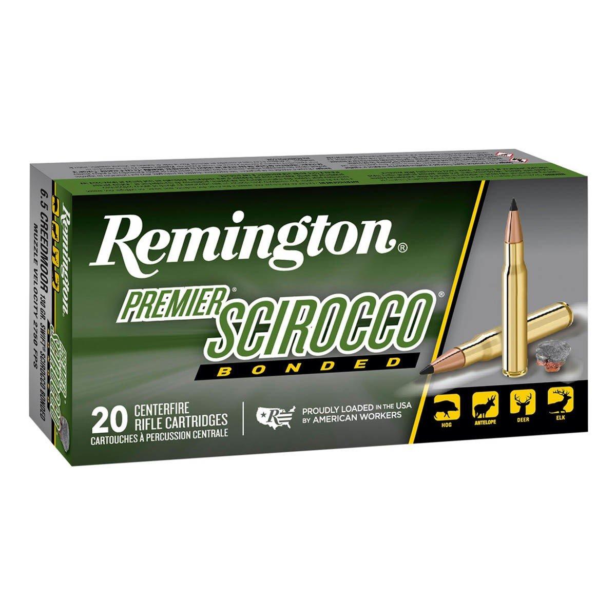 Remington Premier Swift Scirocco Bonded 6.5 Creedmoor Rifle Ammunition 20 Round Box
