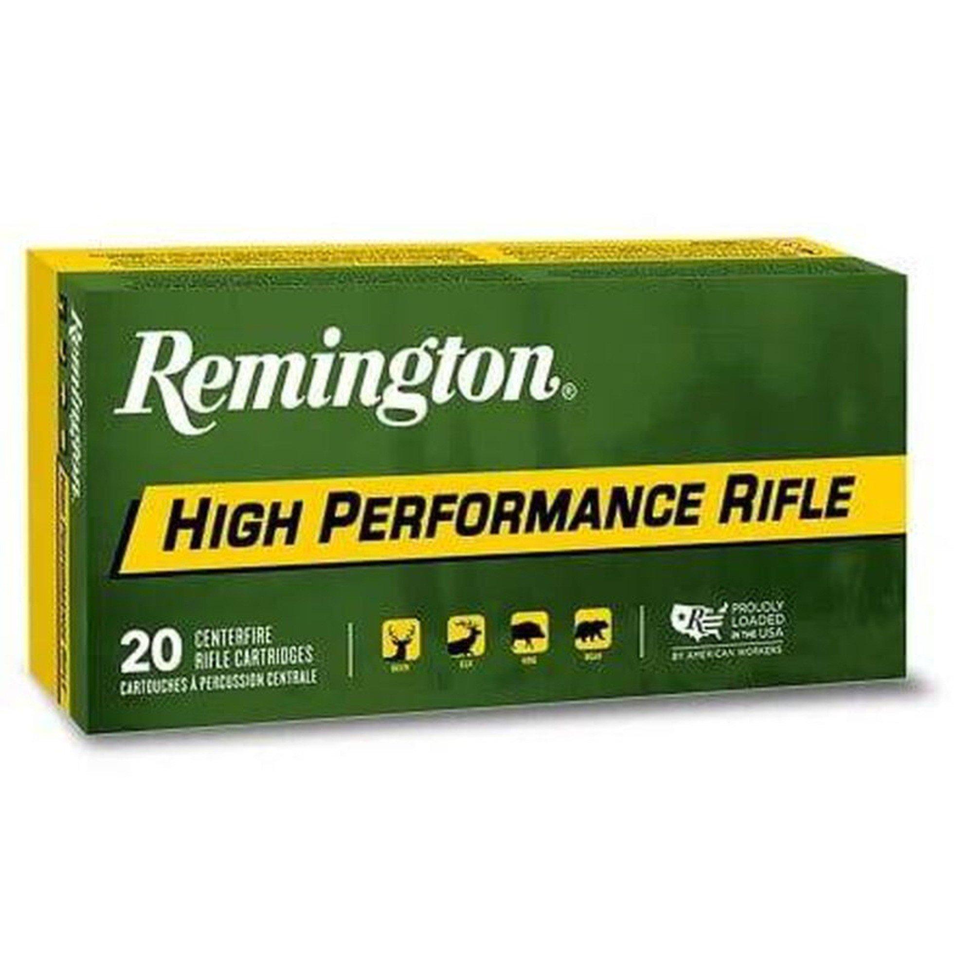 Remington High Performance Rifle 308 Winchester Rifle Ammunition 20 Round Box