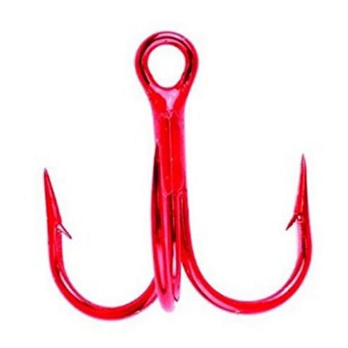 Eagle Claw Lazer Sharp Red Treble Hook 20 Pack - Primary Image