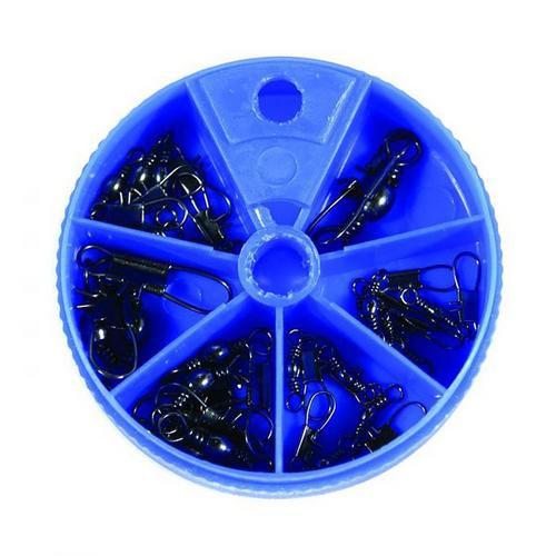 Eagle Claw Barrel Swivel with Interlock Snap Assorted 20 Pack - Primary Image