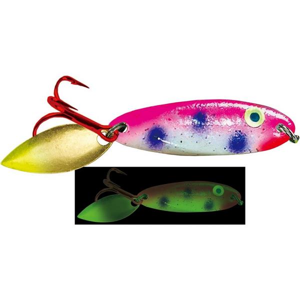 ACME TACKLE Bladed Ice Moonshine Glow Kastmaster