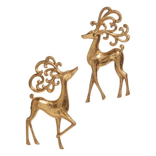RAZ Imports 5.25in Ornate Deer Ornament (Styles May Vary) - Primary Image