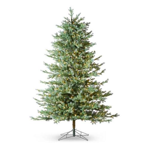 RAZ Imports 7.5' Colorado Blue Spruce Tree with Brilliant Color Change LED Lights - Primary Image