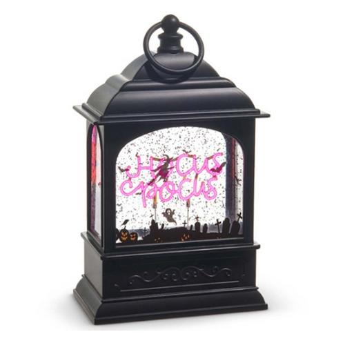 RAZ Imports 9in Lighted Neon Halloween Water Lantern - Primary Image