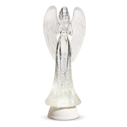 RAZ Imports 13.25in Lighted Angel with Swirling Glitter - Primary Image