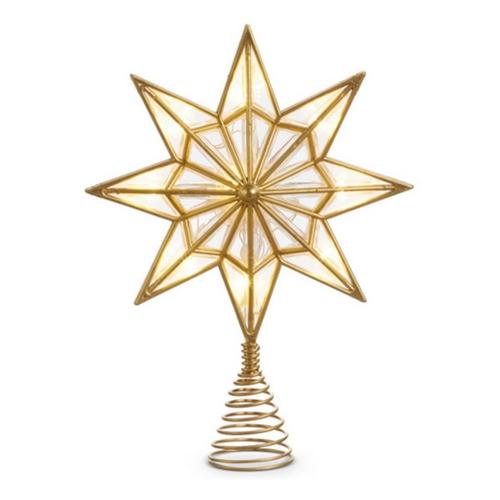 RAZ Imports 12.5in Lighted Star Tree Topper - Primary Image