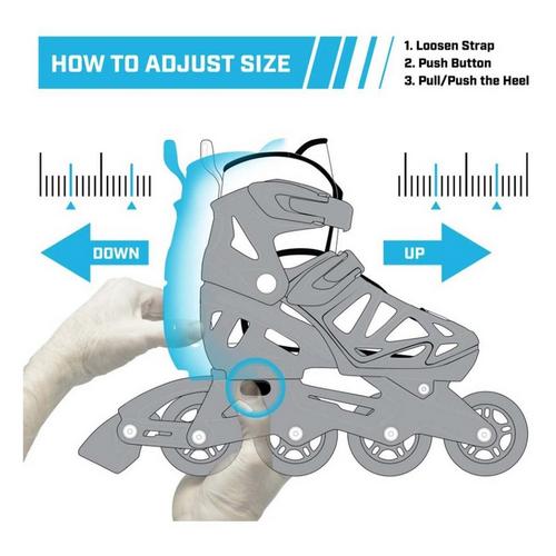 Girl's Roller Derby Tracer Adjustable Inline Skates - Primary Image