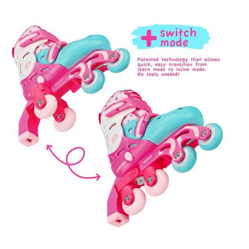 Youth Roller Derby Switch Adjustable Inline Skates - Primary Image