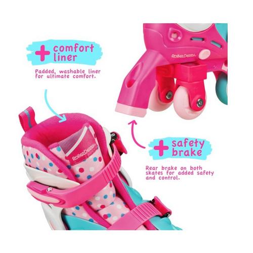 Youth Roller Derby Switch Adjustable Inline Skates - Primary Image