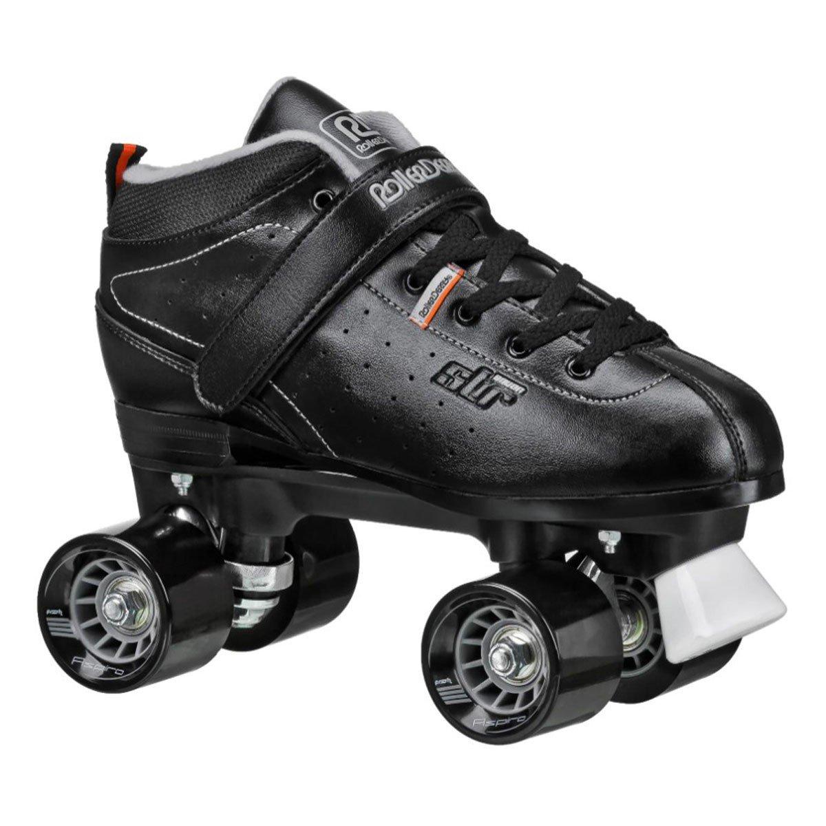 Roller Derby Mens' STR Seven Roller Skates, Men's, Size 6, Black/Grey