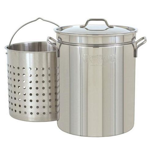 Bayou Classic 44 qt Stainless Stockpot - Primary Image