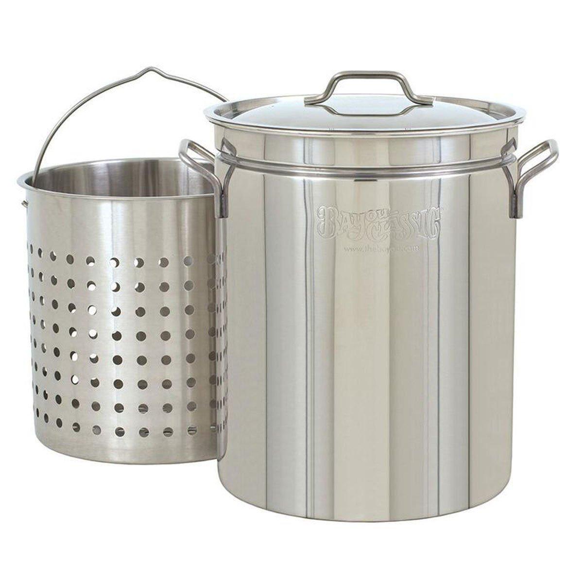 Bayou Classic 44 qt Stainless Stockpot - Bayou Classic
