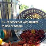 Bayou Classic 62-qt Stainless Steam and Boil Cooker Kit - Thumbnail 2 of 2