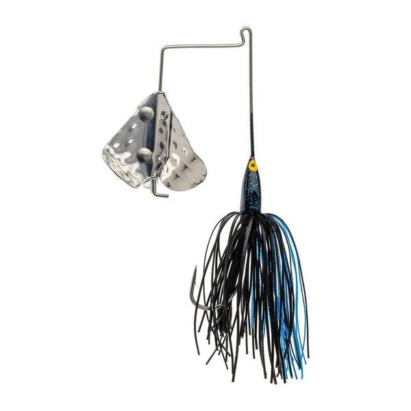 STRIKE KING Tri-Wing Buzz King Fishing Buzzbait 3/16oz Black Blue