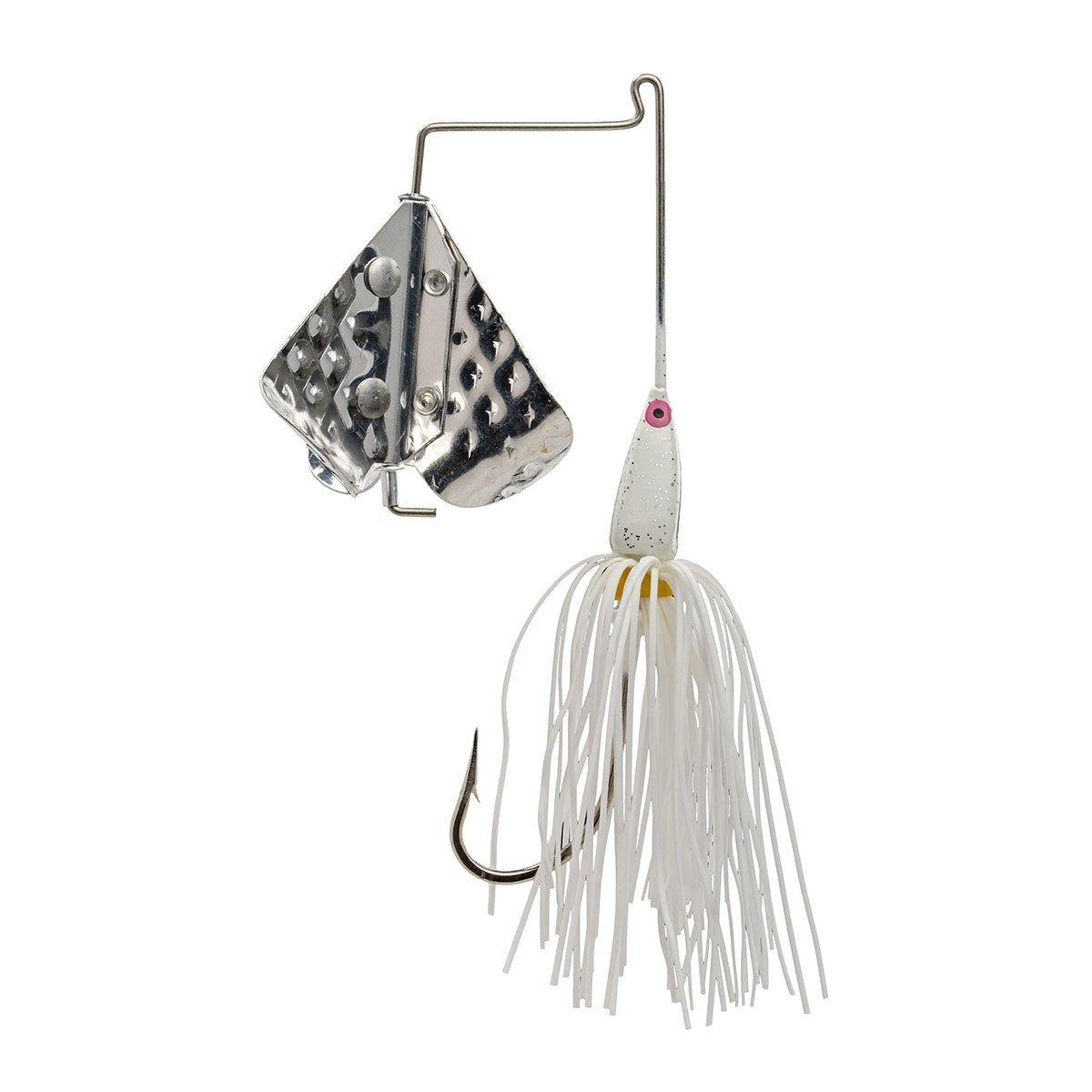 White/White - Strike King Tri-Wing Buzz King Buzzbait