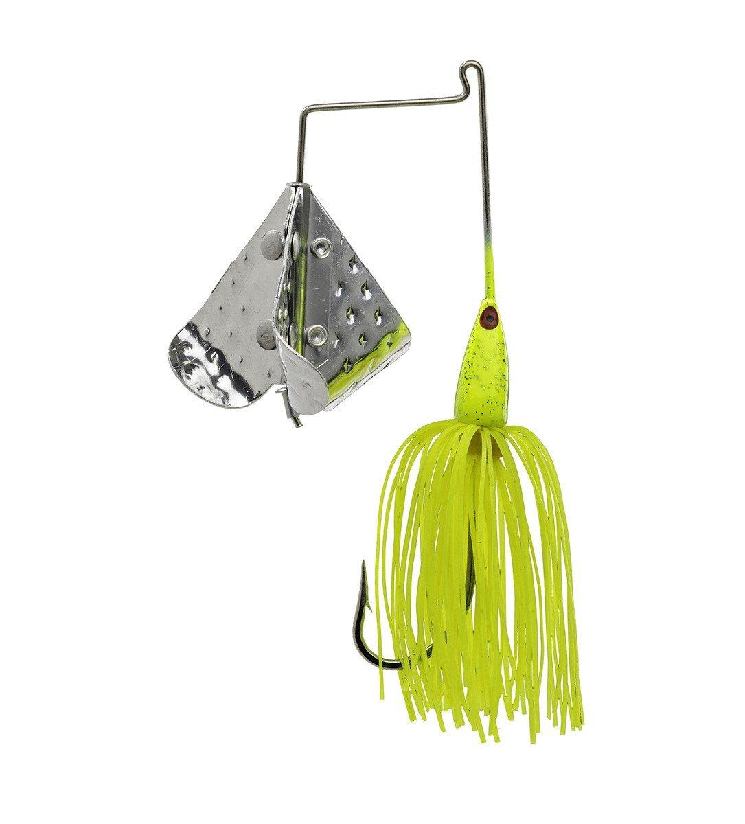 1585Chartreuse/Chartreuse - Strike King Tri-Wing Buzz King Mini Buzzbait