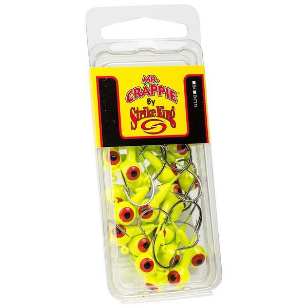 STRIKE KING Mr. Crappie Jig Heads-25 pack