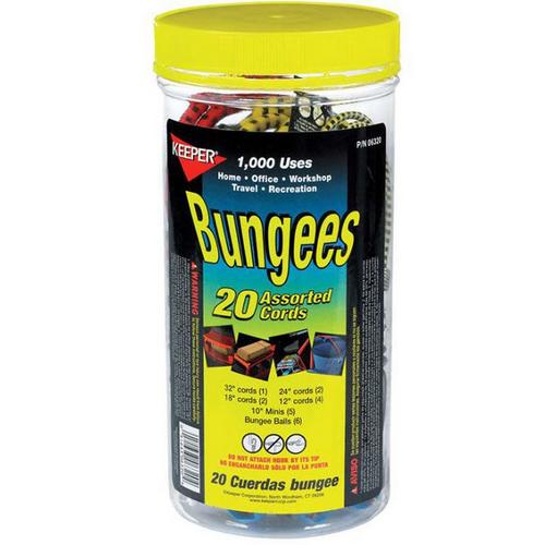 Keeper Assorted Bungee Cord Set 20 pack - Primary Image