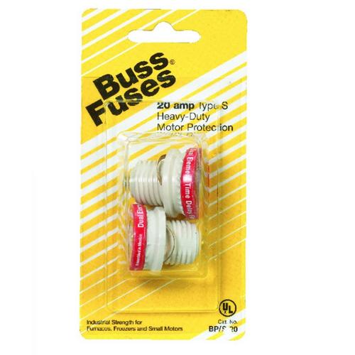 Cooper Bussmann 20 AMPS Plug Fuse 2 Pack - Primary Image