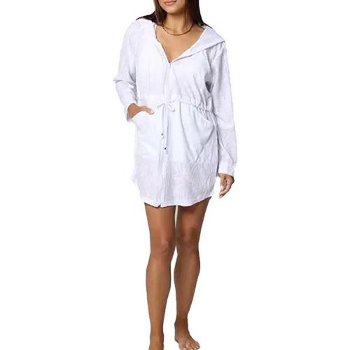 Women's J Valdi Palms Terry Dress Swim Cover Up - Primary Image