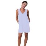Women's J Valdi Plus Size Cancun Lace Neck Big Dress Swim Cover Up - Thumbnail 2 of 4
