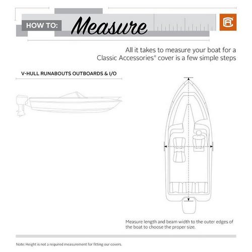 Classic Accessories All Seasons Boat Cover Model D - Primary Image