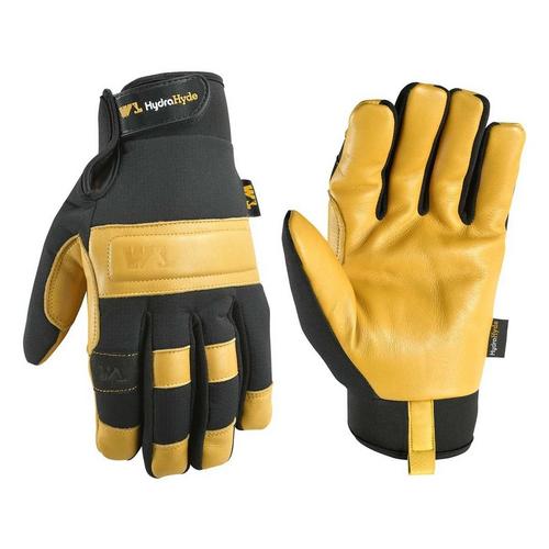 Men's Wells Lamont Hydrahyde Grain Cowhide Leather Hybrid Gloves - Primary Image
